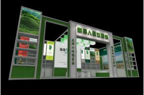 新县政府型材展台模型图片