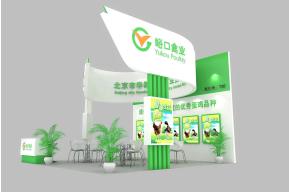 峪口禽业展览模型图片