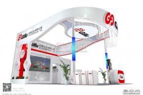 吉辅展台展览模型图片
