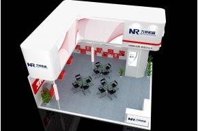 万特机械展台模型图片
