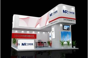 万特机械展台模型图片