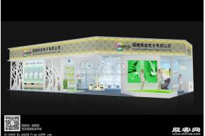 福建傲威电子展览模型图片