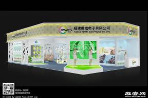 福建傲威电子展览模型图片