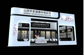 帝豪玻璃展览模型图片
