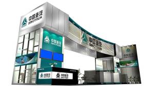 中国重汽展台模型图片