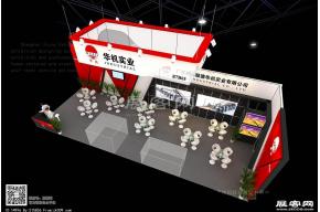 华机上海展会展览模型图片