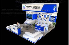 宁波茂盛气动机械展台模型图片