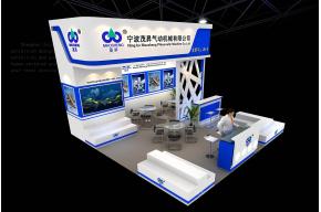 宁波茂盛气动机械展台模型图片