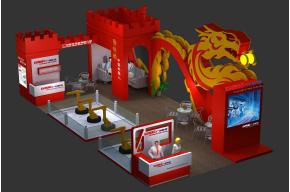 广州数控展览模型图片