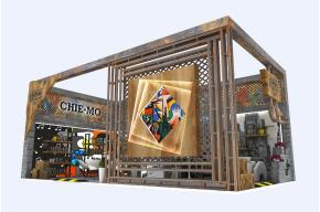 清妙美发展台模型图片