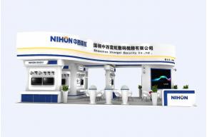 中西霓虹安防展台模型图片