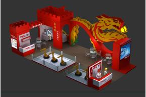 广州数控展览模型图片