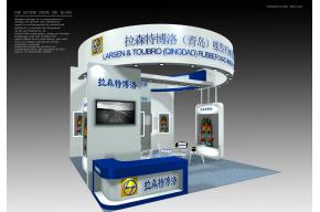 像胶机械展台模型图片