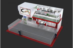 嘉峥机械展台模型图片