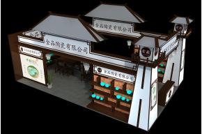 金品陶瓷展览模型图片