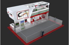 嘉峥机械展台模型图片