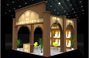 豪廷汽车用品展台模型图片