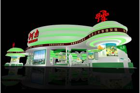 河南政府农交会展览模型图片