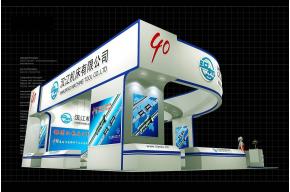 陕西汉江机床展览模型图片