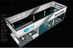 上海兆展展览模型图片