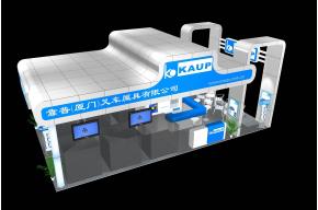 靠普叉车展览模型图片