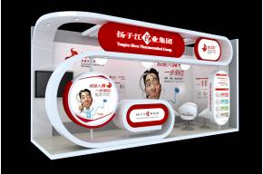 杨子江药业展览模型图片