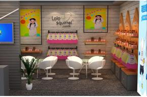 Lolo squirrel展览模型图片