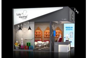 Lolo squirrel展览模型图片