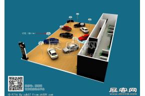 郑州富达雷克萨斯展台模型图片