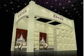 华美蕾丝展览模型图片