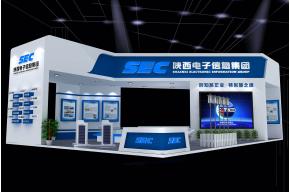 电子信息集团展览模型图片