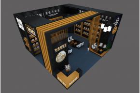 象塘茶世家展览展示模型