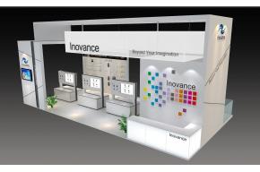 Inovance展台模型图片