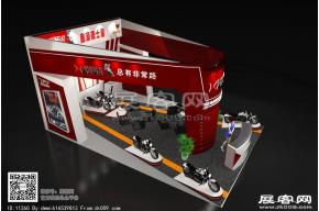 鑫源摩托展览模型图片