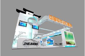浙江软交会展览模型图片