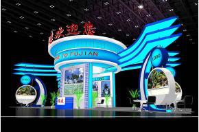 福建旅游展展览模型图片