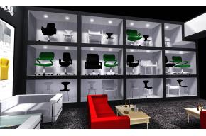 励志家具展览模型图片