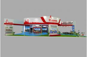 天津展团展览模型图片