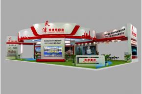 天津展团展览模型图片