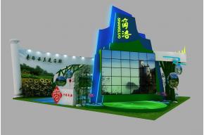 商洛旅游展台模型图片