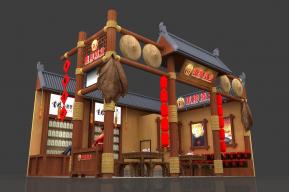 重粮酒业展览模型图片