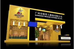 稻草人服饰展览模型图片