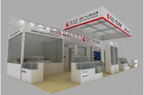 爱尔创医药展台模型图片