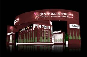 龙声乐器展览模型图片