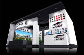 山水江南展览模型图片
