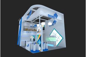 SECNEO医疗器械展台模型图片