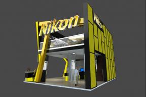 NIKON饮料展台模型图片