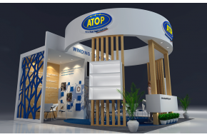 ATOP电机展台模型图片