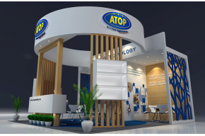ATOP电机展台模型图片