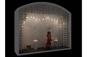 木条橱窗3D模型